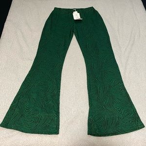 Zara Flared Jacquard Pants